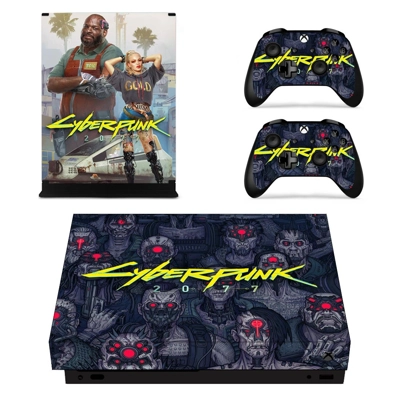 Cyberpunk 2077 decal skin for Xbox one X Console and 2 Con.. Cyberpunk 2077 decal skin for Xbox one X Console and 2 Con..