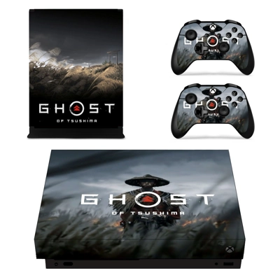 Ghost of Tsushima decal skin for Xbox one X Console and 2 .. Ghost of Tsushima decal skin for Xbox one X Console and 2 ..