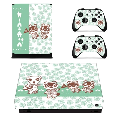 Animal Crossing decal skin for Xbox one X Console and 2 Co.. Animal Crossing decal skin for Xbox one X Console and 2 Co..