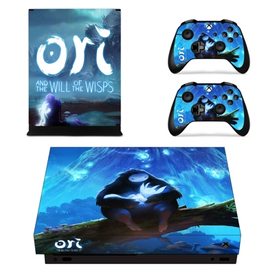 Ori and the Will of the Wisps decal skin for Xbox one X Console and 2 Controllers