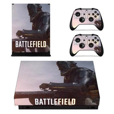 Battlefield decal skin for Xbox one X Console and 2 Contro.. Battlefield decal skin for Xbox one X Console and 2 Contro..