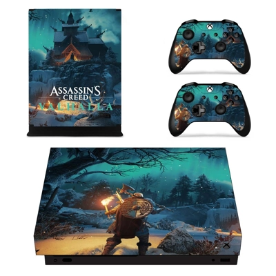 Assassin's Creed Valhalla decal skin for Xbox one X Consol.. Assassin's Creed Valhalla decal skin for Xbox one X Consol..
