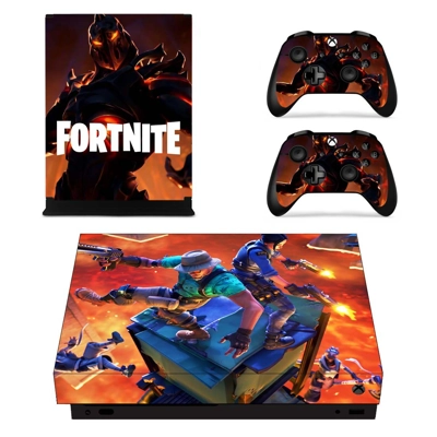 Fortnite decal skin for Xbox one X Console and 2 Controllers Fortnite decal skin for Xbox one X Console and 2 Controllers