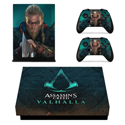 Assassin's Creed Valhalla decal skin for Xbox one X Consol.. Assassin's Creed Valhalla decal skin for Xbox one X Consol..