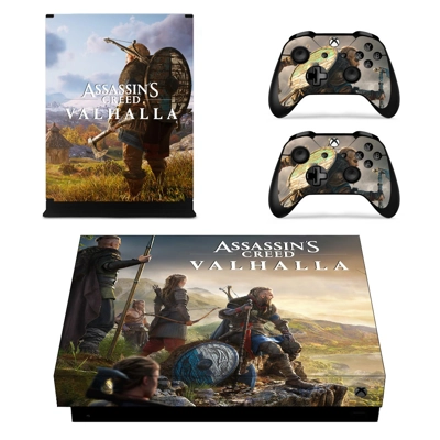 Assassin's Creed Valhalla decal skin for Xbox one X Consol.. Assassin's Creed Valhalla decal skin for Xbox one X Consol..