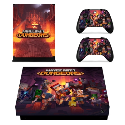 Minecraft Dungeons decal skin for Xbox one X Console and 2.. Minecraft Dungeons decal skin for Xbox one X Console and 2..