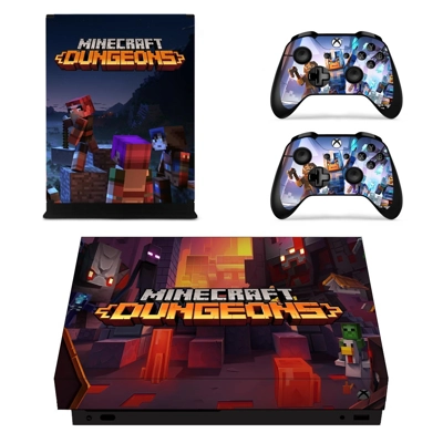 Minecraft Dungeons decal skin for Xbox one X Console and 2.. Minecraft Dungeons decal skin for Xbox one X Console and 2..