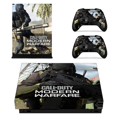 Modenrn warfare decal skin for Xbox one X Console and 2 Co.. Modenrn warfare decal skin for Xbox one X Console and 2 Co..