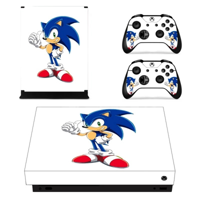 Sonic the Hedgehog decal skin for Xbox one X Console and 2.. Sonic the Hedgehog decal skin for Xbox one X Console and 2..