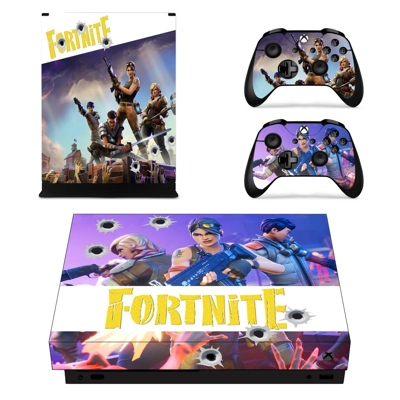 Fortnite Fort night decal skin for Xbox one X Console and .. Fortnite Fort night decal skin for Xbox one X Console and ..
