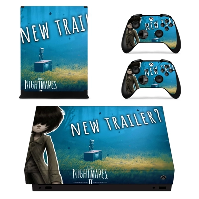 Little nightmares decal skin for Xbox one X Console and 2 Controllers