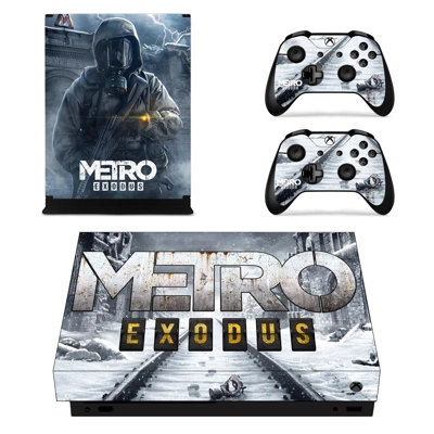 Metro Exodus decal skin for Xbox one X Console and 2 Contr.. Metro Exodus decal skin for Xbox one X Console and 2 Contr..