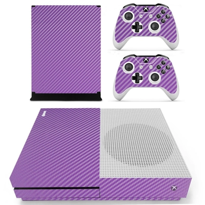 Purple Fiber Texure decal skin for Xbox one S Console and .. Purple Fiber Texure decal skin for Xbox one S Console and ..