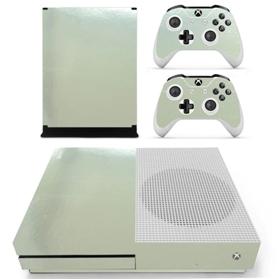 Plain Brown Texture decal skin for Xbox one S Console and 2 Controllers