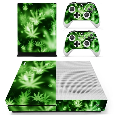 Bright weed decal skin for Xbox one S Console and 2 Contro.. Bright weed decal skin for Xbox one S Console and 2 Contro..