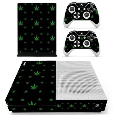 Weed Clipart decal skin for Xbox one S Console and 2 Contr.. Weed Clipart decal skin for Xbox one S Console and 2 Contr..