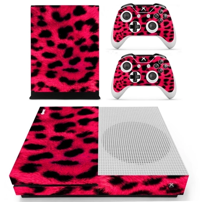 Leopard wool decal skin for Xbox one S Console and 2 Contr.. Leopard wool decal skin for Xbox one S Console and 2 Contr..