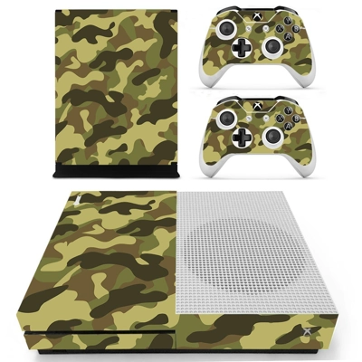 Army camouflage decal skin for Xbox one S Console and 2 Co.. Army camouflage decal skin for Xbox one S Console and 2 Co..