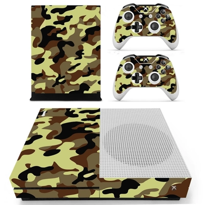 Army camouflage decal skin for Xbox one S Console and 2 Co.. Army camouflage decal skin for Xbox one S Console and 2 Co..