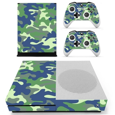 Army camouflage decal skin for Xbox one S Console and 2 Co.. Army camouflage decal skin for Xbox one S Console and 2 Co..