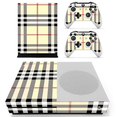 Tartan pattern decal skin for Xbox one S Console and 2 Con.. Tartan pattern decal skin for Xbox one S Console and 2 Con..