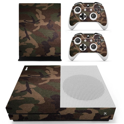 Army camouflage decal skin for Xbox one S Console and 2 Co.. Army camouflage decal skin for Xbox one S Console and 2 Co..