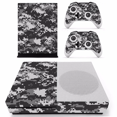 Army dress decal skin for Xbox one S Console and 2 Control.. Army dress decal skin for Xbox one S Console and 2 Control..