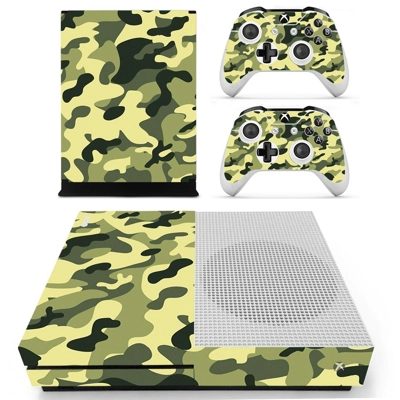 Army camouflage decal skin for Xbox one S Console and 2 Co.. Army camouflage decal skin for Xbox one S Console and 2 Co..