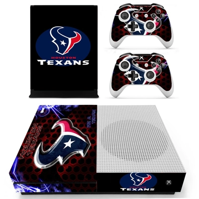 Houston Texans decal skin for Xbox one S Console and 2 Con.. Houston Texans decal skin for Xbox one S Console and 2 Con..