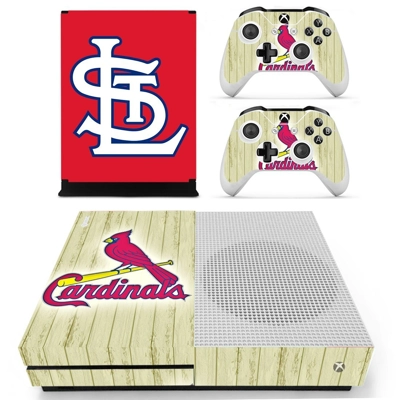 St louis cardinals decal skin for Xbox one S Console and 2 Controllers