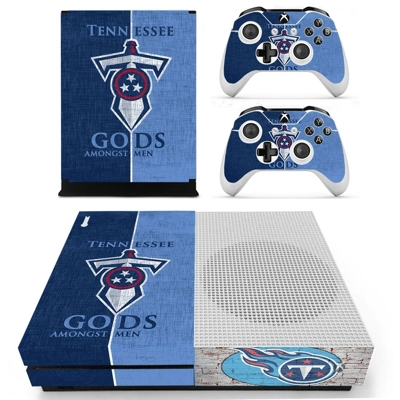 Tennessee Titans decal skin for Xbox one S Console and 2 C.. Tennessee Titans decal skin for Xbox one S Console and 2 C..