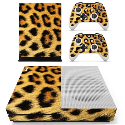 Leopard wool decal skin for Xbox one S Console and 2 Contr.. Leopard wool decal skin for Xbox one S Console and 2 Contr..
