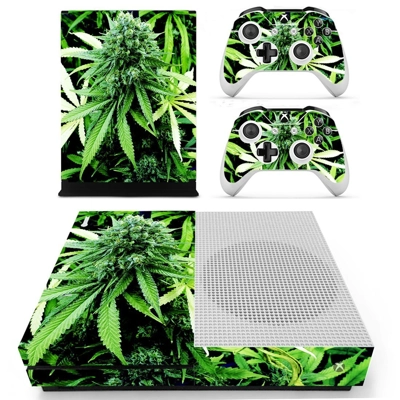 Weed trees decal skin for Xbox one S Console and 2 Control.. Weed trees decal skin for Xbox one S Console and 2 Control..