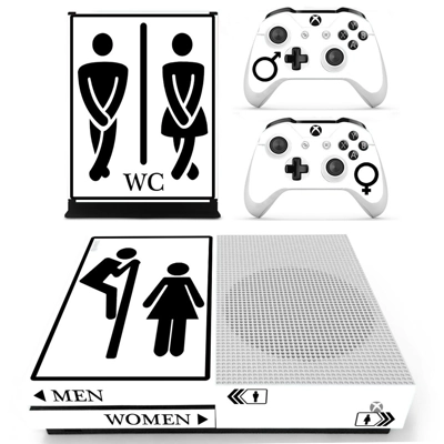 Male and female decal skin for Xbox one S Console and 2 Co.. Male and female decal skin for Xbox one S Console and 2 Co..
