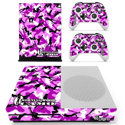 Morning wood camo decal skin for Xbox one S Console and 2 .. Morning wood camo decal skin for Xbox one S Console and 2 ..