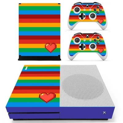 Love wallpaper decal skin for Xbox one S Console and 2 Controllers