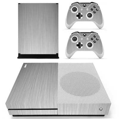 Silver color decal skin for Xbox one S Console and 2 Contr.. Silver color decal skin for Xbox one S Console and 2 Contr..