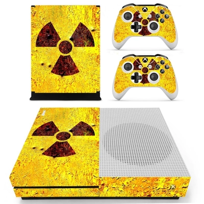 Radioactivity decal skin for Xbox one S Console and 2 Cont.. Radioactivity decal skin for Xbox one S Console and 2 Cont..