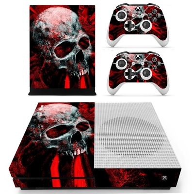 Devil skull decal skin for Xbox one S Console and 2 Contro.. Devil skull decal skin for Xbox one S Console and 2 Contro..