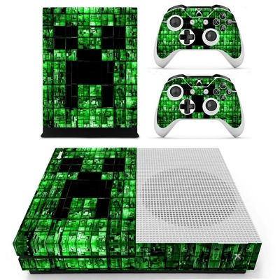 Minecraft decal skin for Xbox one S Console and 2 Controll.. Minecraft decal skin for Xbox one S Console and 2 Controll..