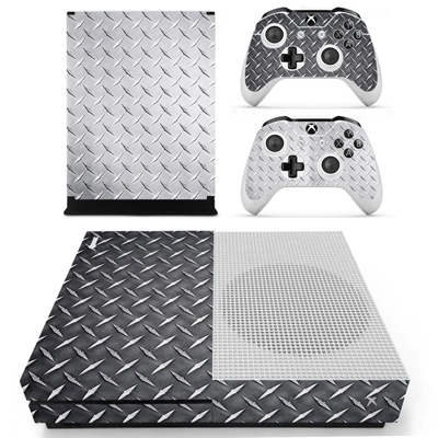 Metal floor decal skin for Xbox one S Console and 2 Contro.. Metal floor decal skin for Xbox one S Console and 2 Contro..