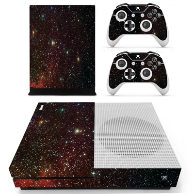 Starry sky decal skin for Xbox one S Console and 2 Controllers