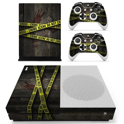 Crime scene decal skin for Xbox one S Console and 2 Contro.. Crime scene decal skin for Xbox one S Console and 2 Contro..