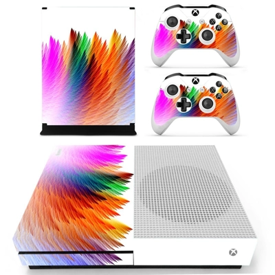 Rainbow trees decal skin for Xbox one S Console and 2 Cont.. Rainbow trees decal skin for Xbox one S Console and 2 Cont..