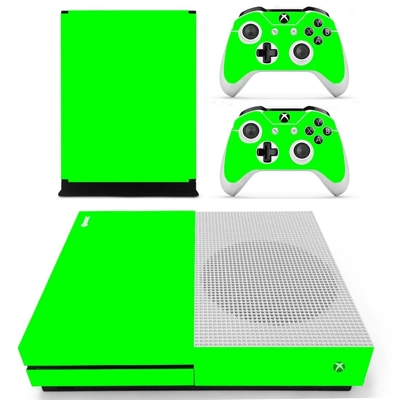 Yellow color decal skin for Xbox one S Console and 2 Controllers