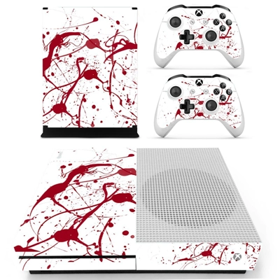 Blood vein decal skin for Xbox one S Console and 2 Control.. Blood vein decal skin for Xbox one S Console and 2 Control..