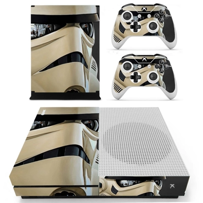 Stormtrooper decal skin for Xbox one S Console and 2 Contr.. Stormtrooper decal skin for Xbox one S Console and 2 Contr..