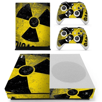Radioactivity decal skin for Xbox one S Console and 2 Cont.. Radioactivity decal skin for Xbox one S Console and 2 Cont..
