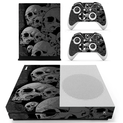 Plastic skulls decal skin for Xbox one S Console and 2 Con.. Plastic skulls decal skin for Xbox one S Console and 2 Con..