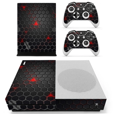 Honeycomb wall decal skin for Xbox one S Console and 2 Con.. Honeycomb wall decal skin for Xbox one S Console and 2 Con..